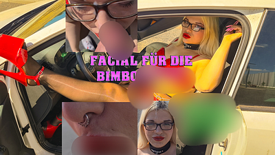 Facial für die Bimbo Bitch!