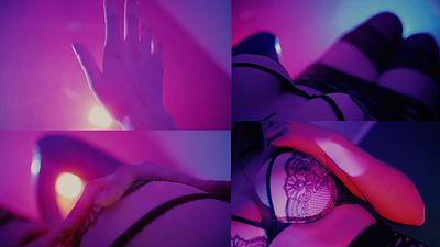 bl*wJOB IM SYNTHWAVE-STIL