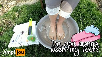 Willst du meine Füße waschen?