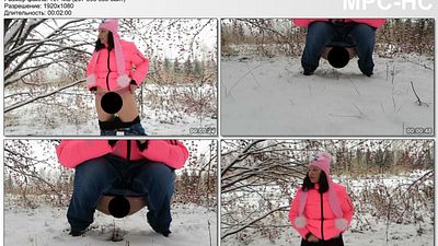 pi**en auf dem ersten Schnee