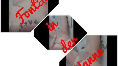 Fontäne in der Wanne