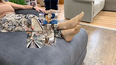 Best Of - Shooping -Beige Nylonstrümpfe